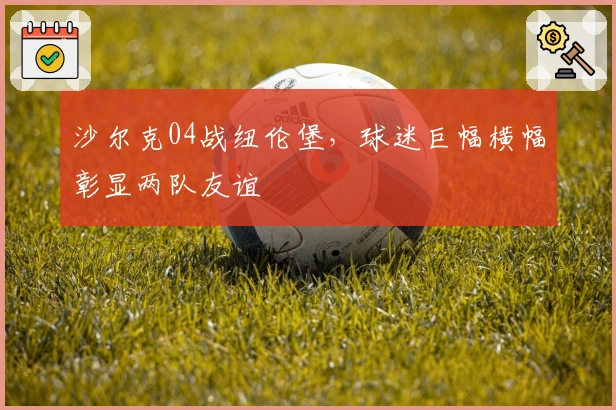 沙尔克04战纽伦堡，球迷巨幅横幅彰显两队友谊